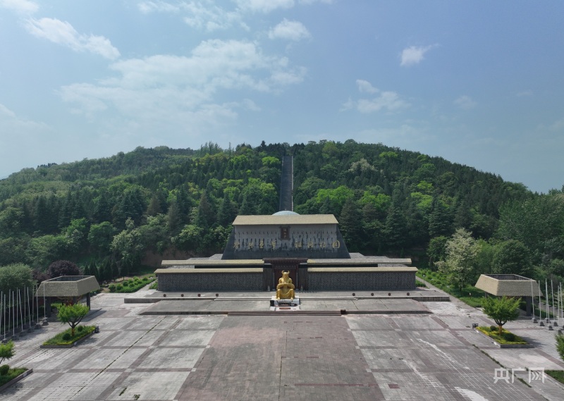 A scenic view of Baoji Chengshan Palace Site