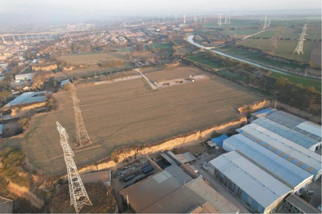 A scenic view of Baoji Chengshan Palace Site