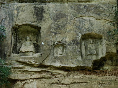 A scenic view of Baoji Cishan Temple Grottoes