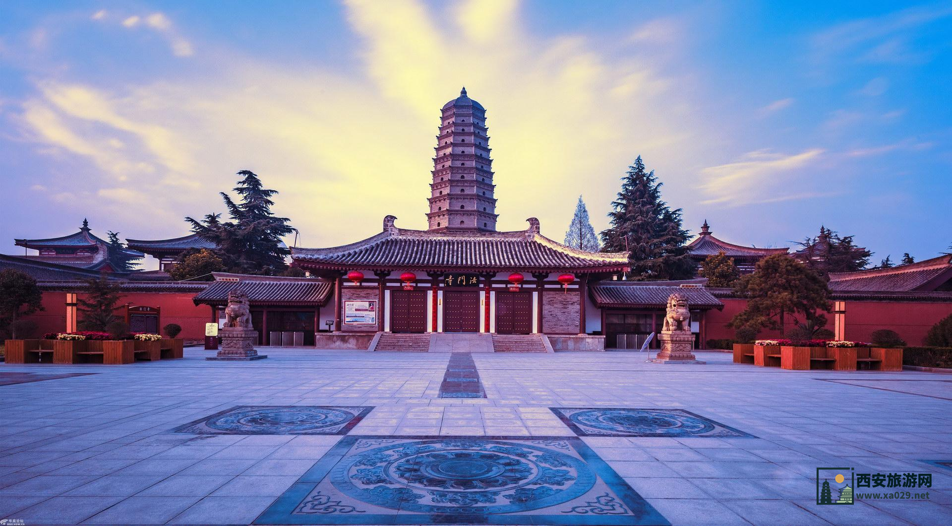 A scenic view of Baoji Famen Temple Site