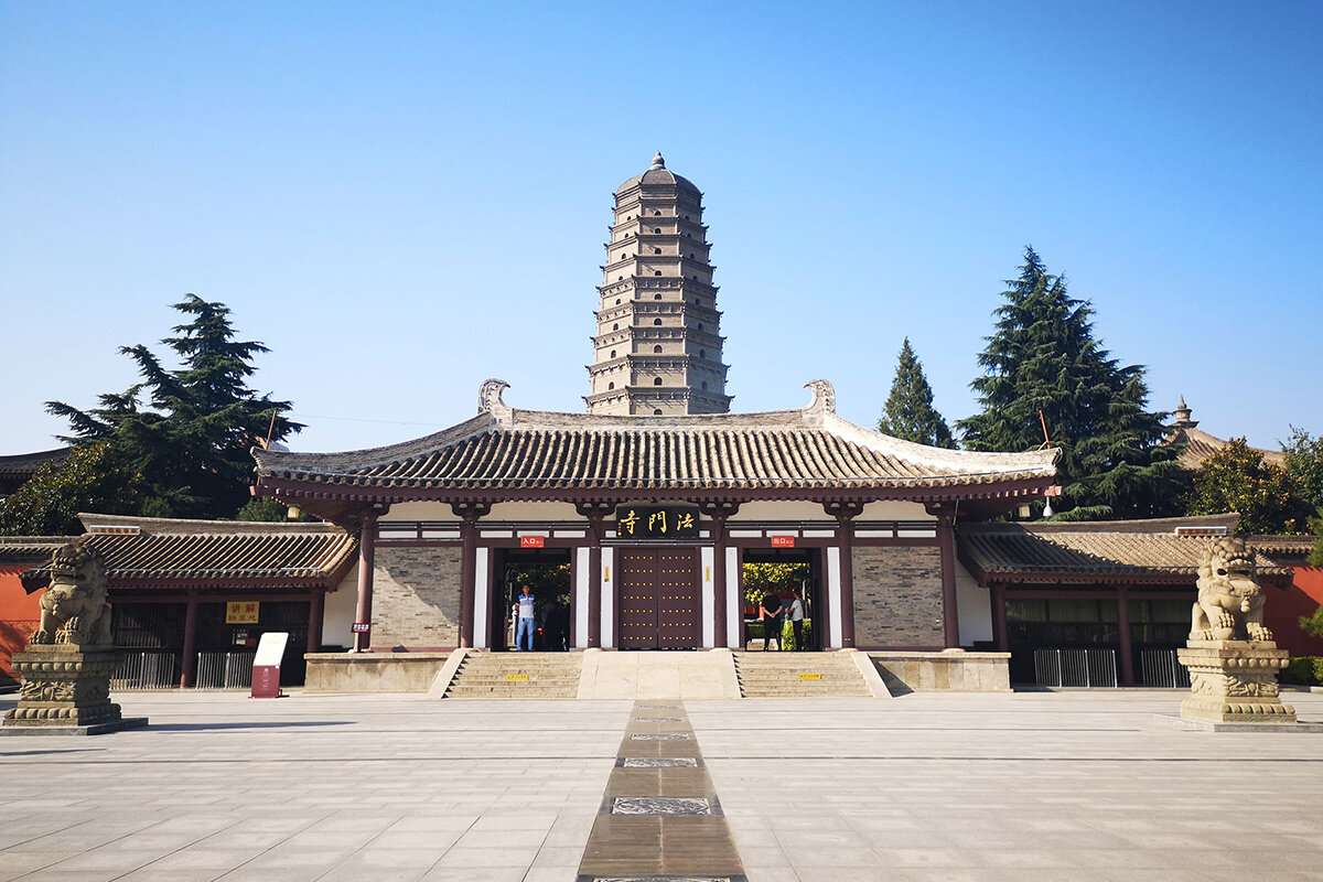 A scenic view of Baoji Famen Temple Site