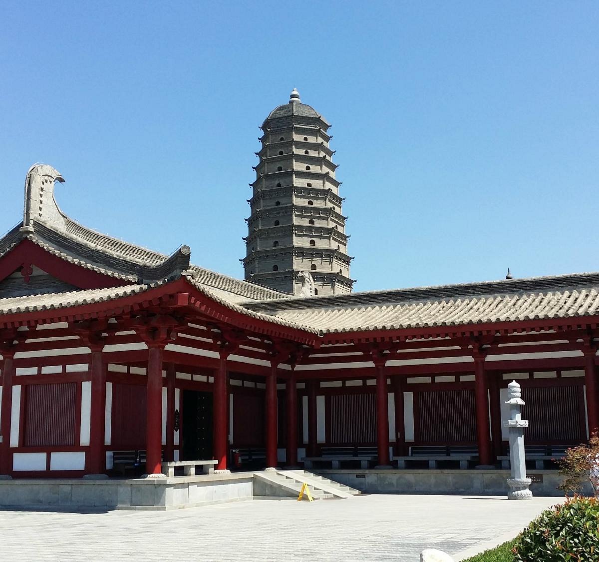 A scenic view of Baoji Famen Temple Site