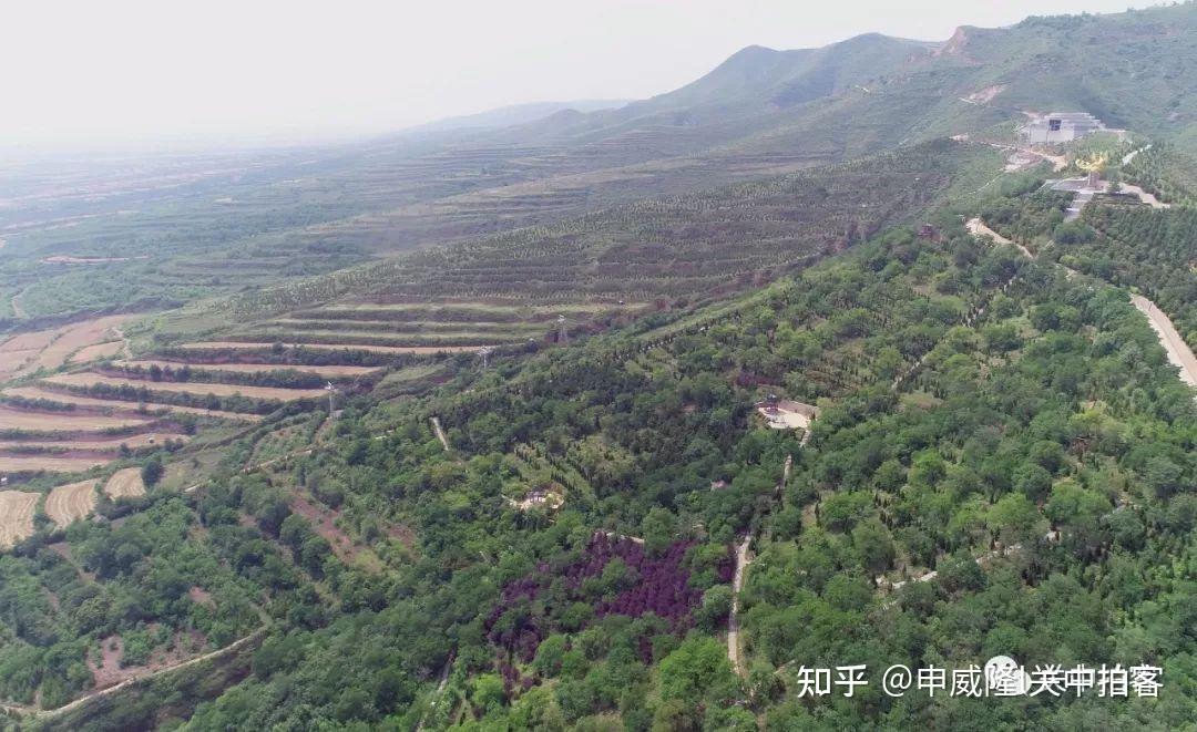 A scenic view of Baoji Fenghuangshan Site