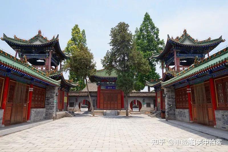 A scenic view of Baoji Fufeng Chenghuang Temple