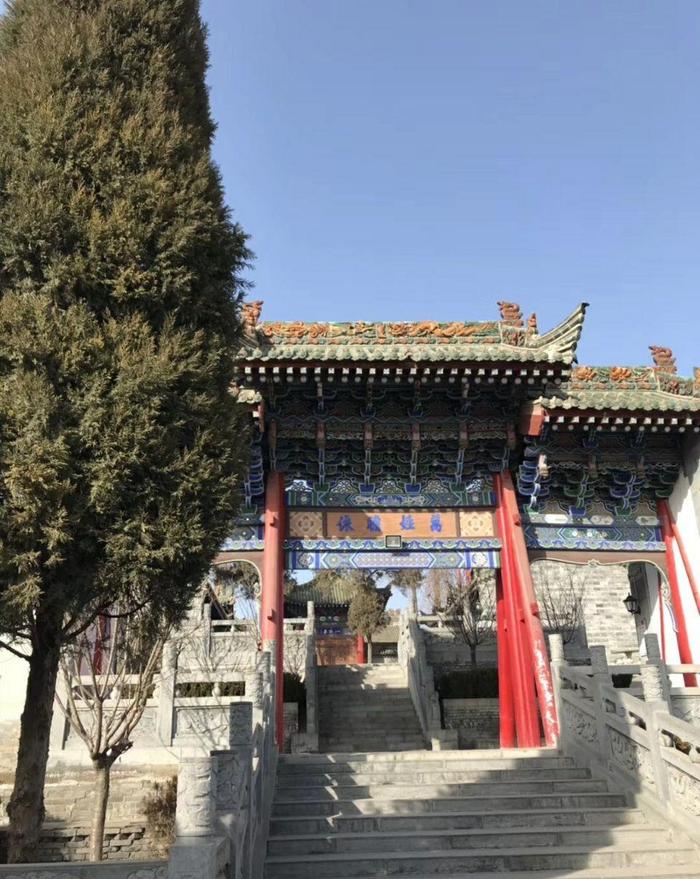 A scenic view of Baoji Fufeng Chenghuang Temple