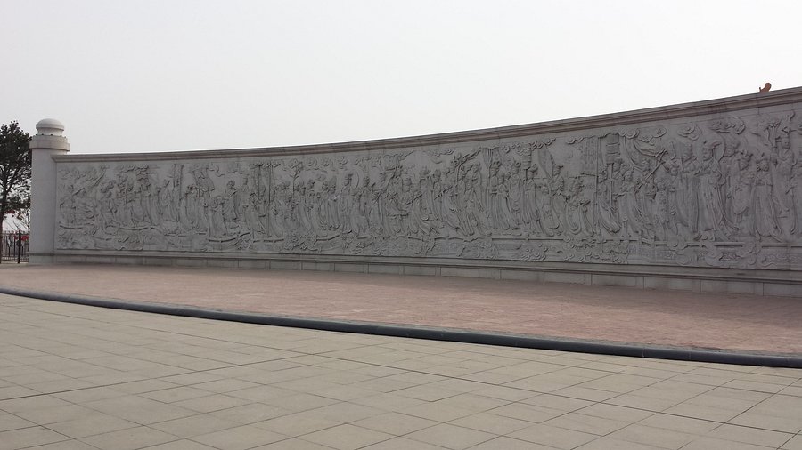 A scenic view of Baoji Jintai Abbey