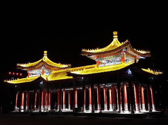 A scenic view of Baoji Jintai Abbey