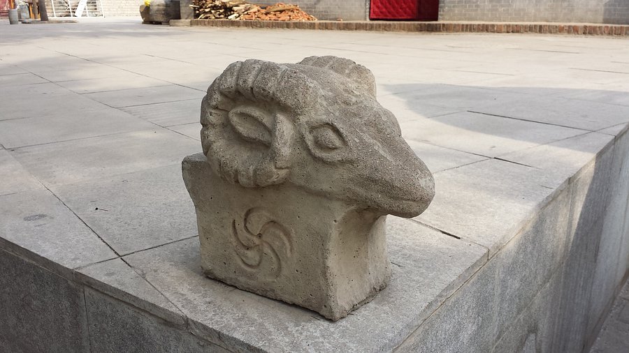A scenic view of Baoji Jintai Abbey