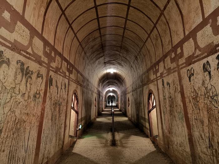 A scenic view of Baoji Li Maozhen Tomb