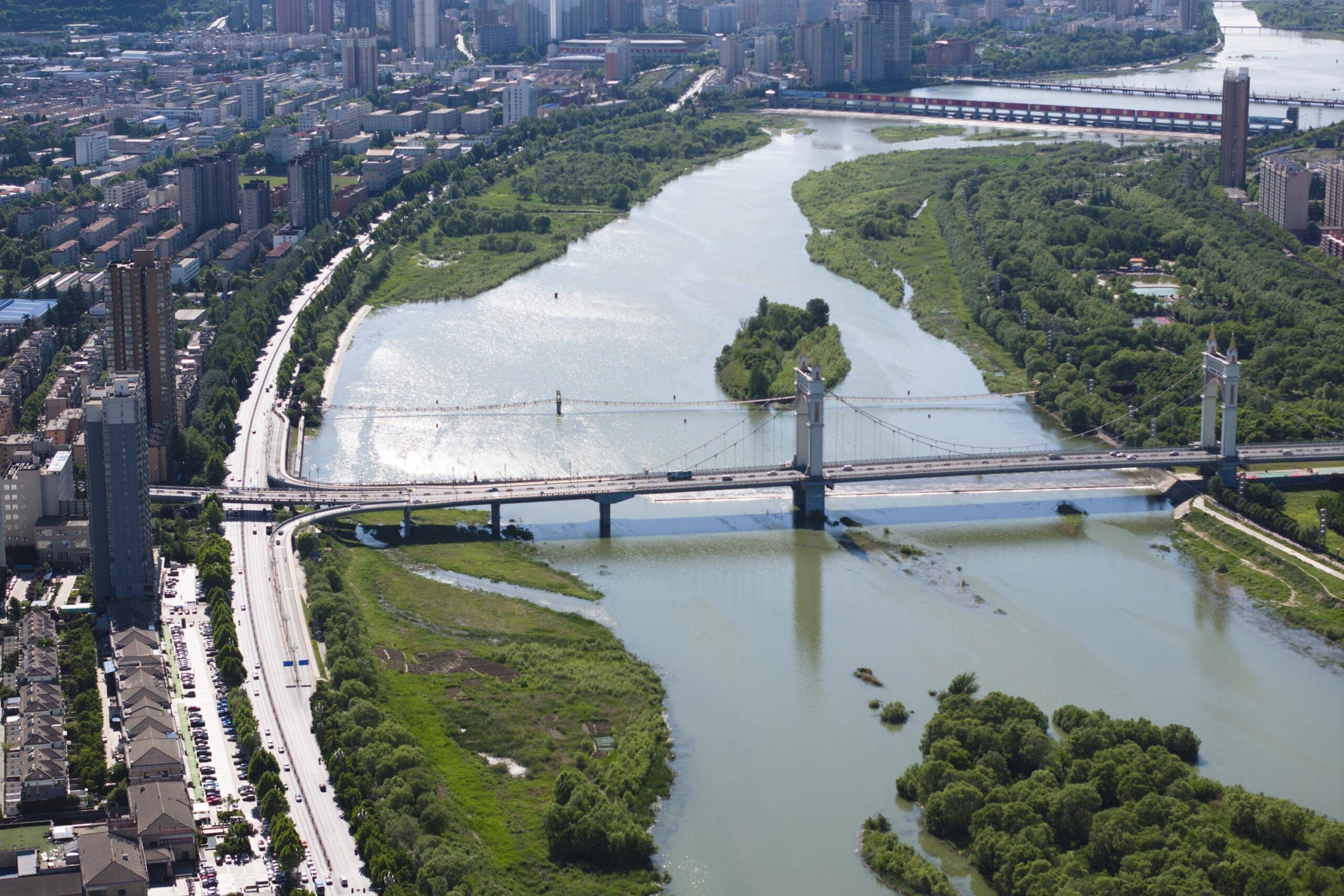 A scenic view of Baoji Qiaozhen Site