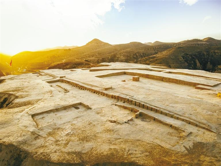 A scenic view of Baoji Shuigou Site