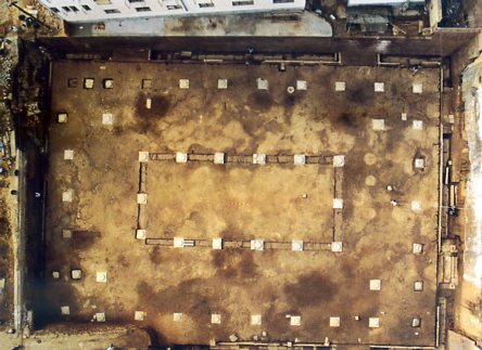 A scenic view of Baoji Sui Renshou Tang Jiucheng Palace Site