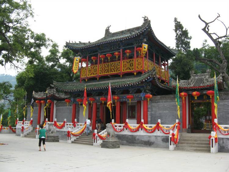 A scenic view of Baoji Taigong Temple