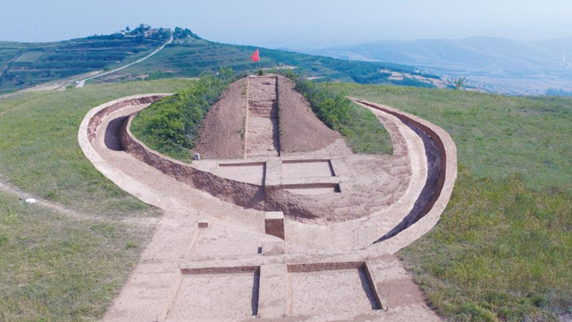 A scenic view of Baoji Xuechi Site