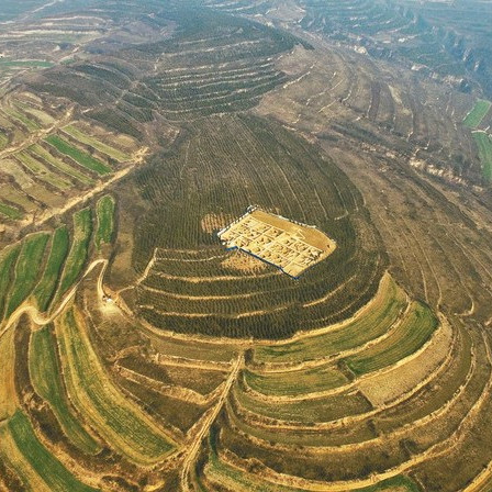 A scenic view of Baoji Xuechi Site