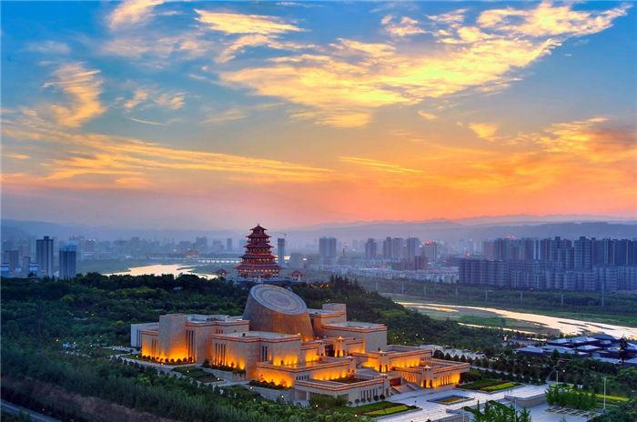 A scenic view of Baoji Yijiabao Site