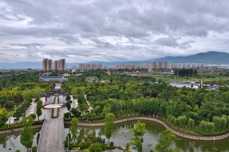 A scenic view of Baoshan Dianxi Jundudufu Jiuzhi Ji Dieyuan Jike
