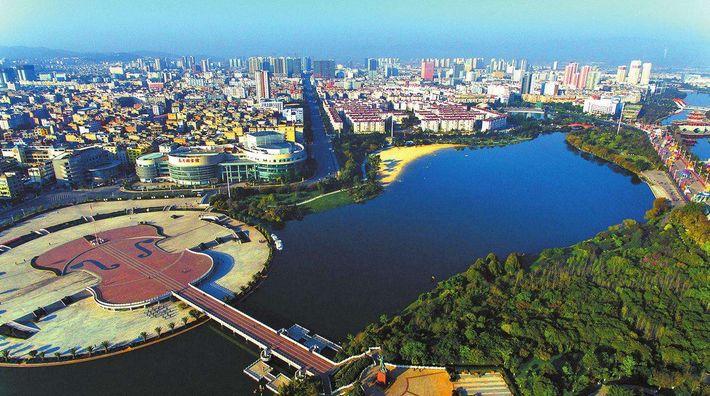 A scenic view of Baoshan Dianxi Jundudufu Jiuzhi Ji Dieyuan Jike