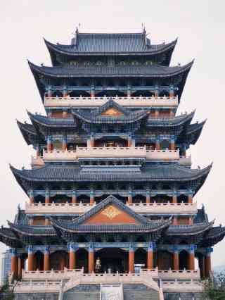 A scenic view of Baoshan Guangzunsi