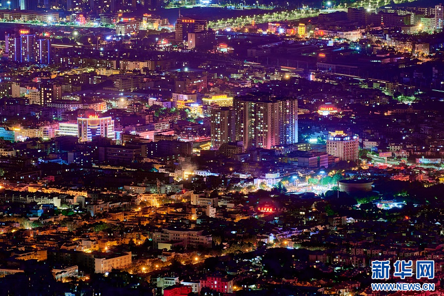 A scenic view of Baoshan Guangzunsi