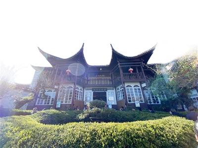 A scenic view of Baoshan Heshun Tushuguan Jiuzhi