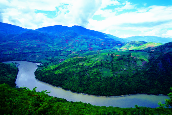 A scenic view of Baoshan Songshan Zhanyi Jiuzhi