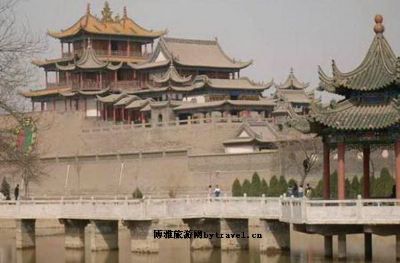 A scenic view of Baoshan Yuhuangge