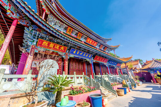 A scenic view of Baoshan Yuhuangge