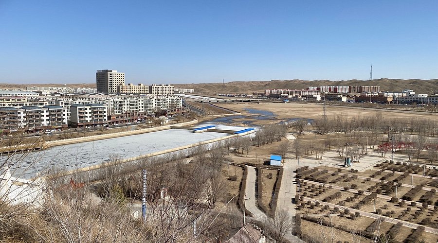 A scenic view of Baotou Bailingmiaoqiyijiuzhi