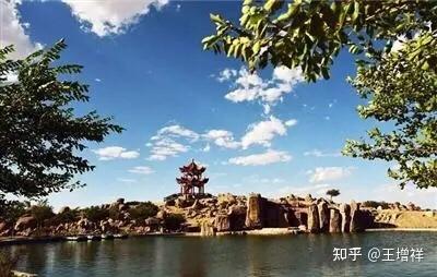 A scenic view of Bayannur Woyezhenggucheng