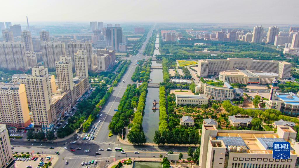 A scenic view of Bayannur Woyezhenggucheng