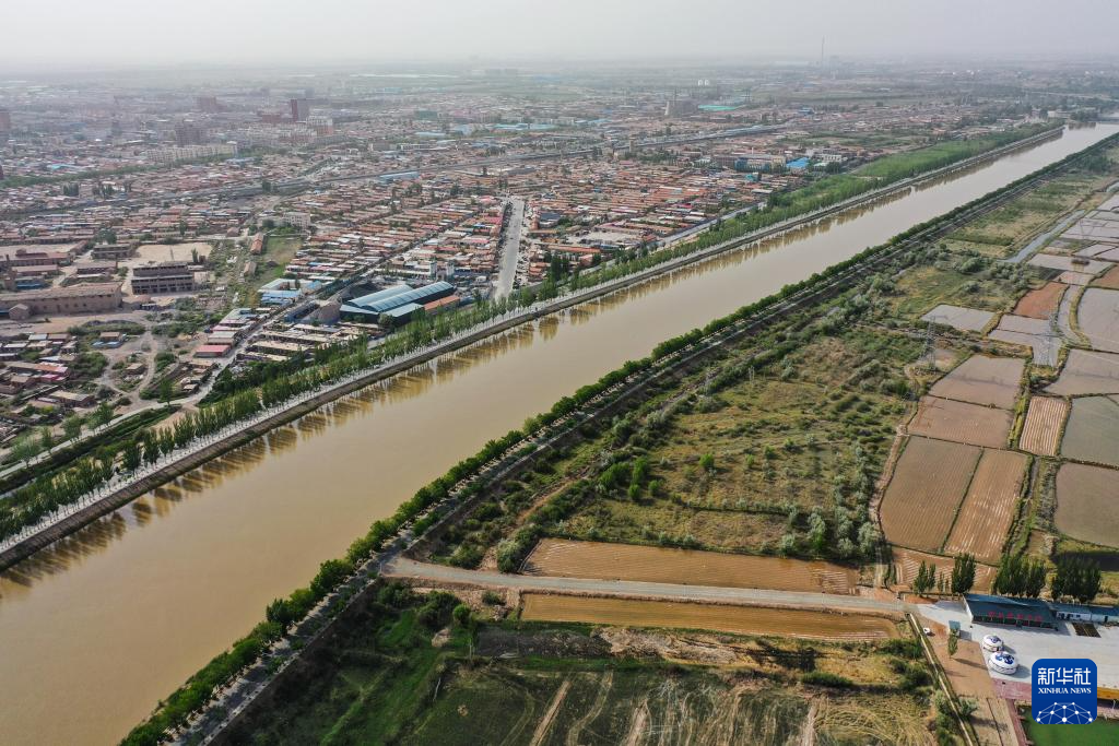 A scenic view of Bayannur Woyezhenggucheng