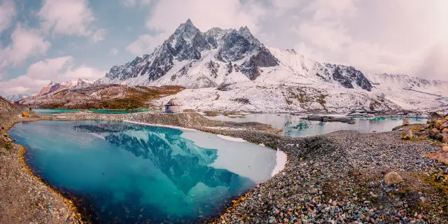 A scenic view of Bayingolin Lancheng Yizhi