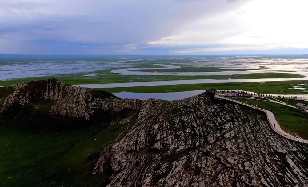 A scenic view of Bayingolin Lancheng Yizhi