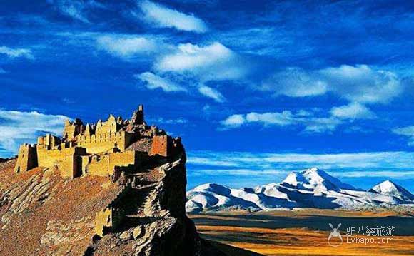 A scenic view of Bayingolin Loulan Gucheng Yizhi