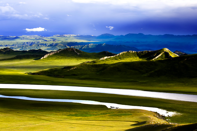 A scenic view of Bayingolin Manhan Wangfu