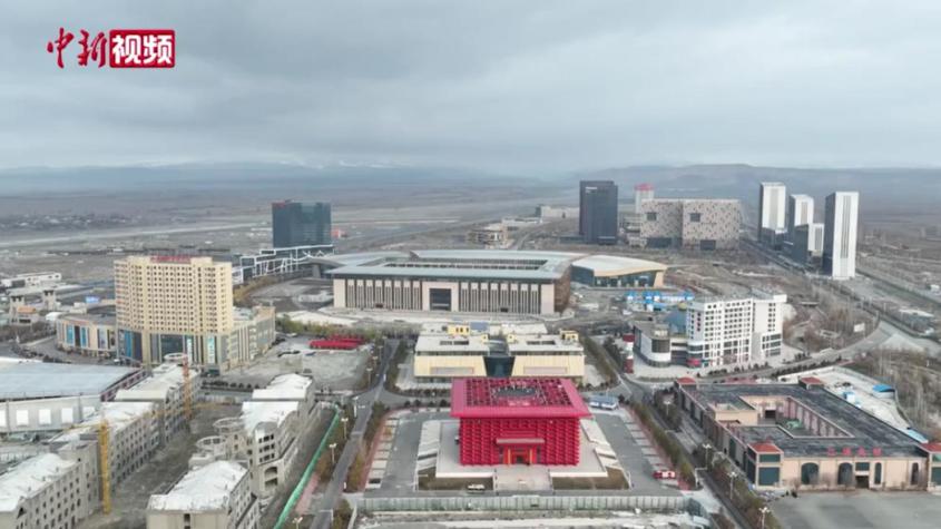 A scenic view of Bayingolin Qigexing Fosi Yizhi