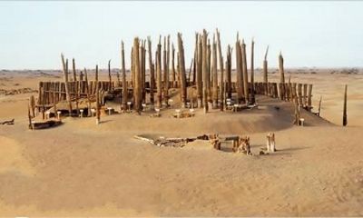 A scenic view of Bayingolin Xiaohe Mudi