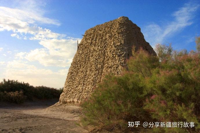 A scenic view of Bayingolin Zhuoerkute Gucheng Yizhi