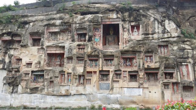 A scenic view of Bazhong Nankan Moya Zaoxiang