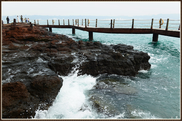 A scenic view of Beihai Huiaiqiao