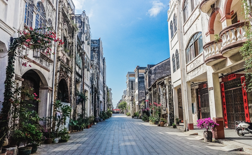 A scenic view of Beihai Jindai Jianzhu