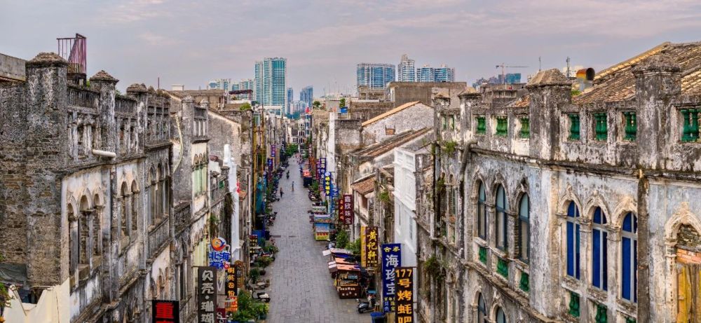 A scenic view of Beihai Jindai Jianzhu