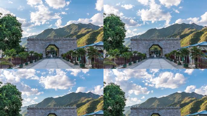 A scenic view of Beijing Changping Juyongguan Yuntai
