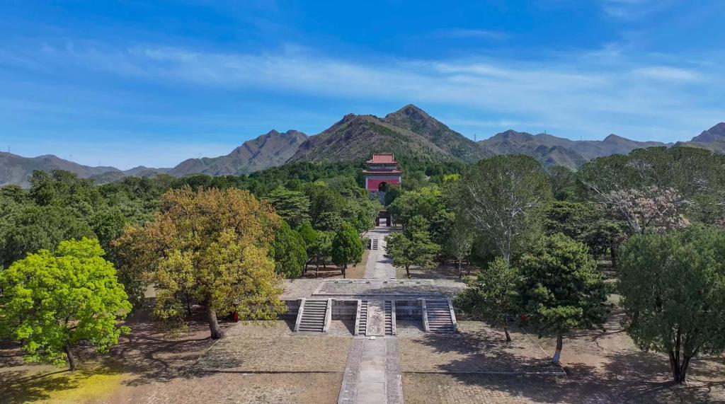 A scenic view of Beijing Changping Shisanling