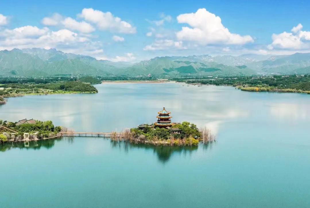 A scenic view of Beijing Changping Shisanling