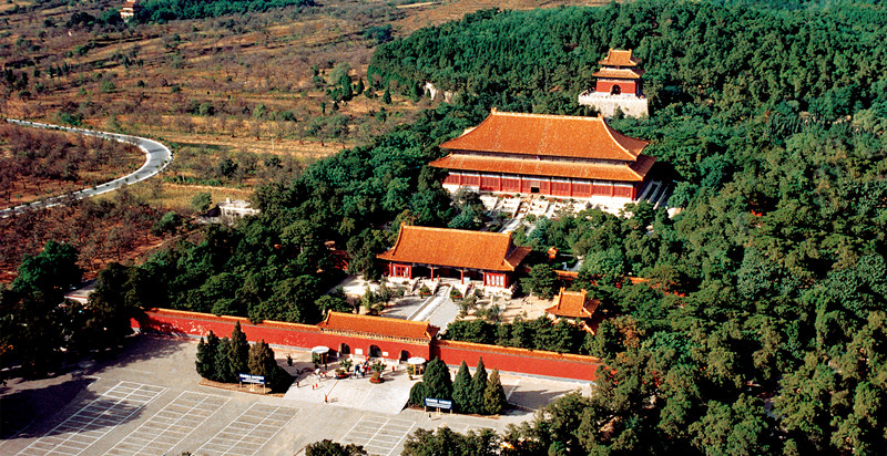 A scenic view of Beijing Changping Shisanling