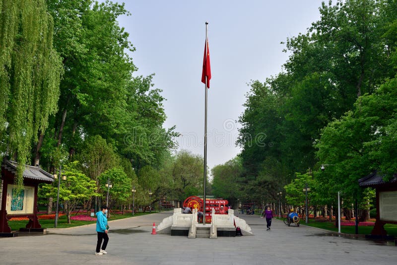 A scenic view of Beijing Chaoyang Ritan