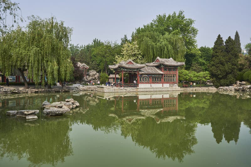 A scenic view of Beijing Chaoyang Ritan