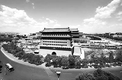 A scenic view of Beijing Chaoyang Yuandadu Chengqiang Yizhi